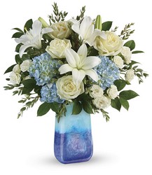 Ocean Sparkle Bouquet from Schultz Florists, flower delivery in Chicago